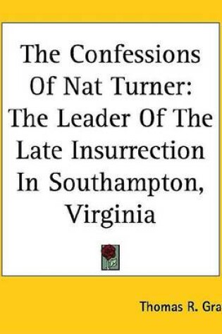 Cover of The Confessions of Nat Turner