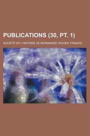 Cover of Publications (30, PT. 1)