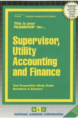 Cover of Supervisor, Utility Accounting and Finance