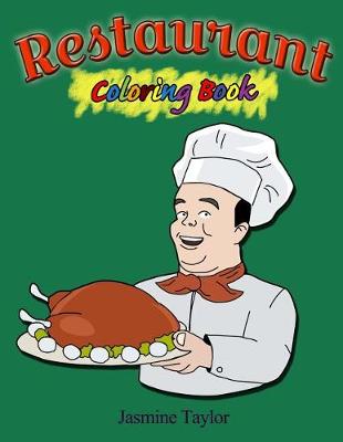 Book cover for Restaurant Coloring Book