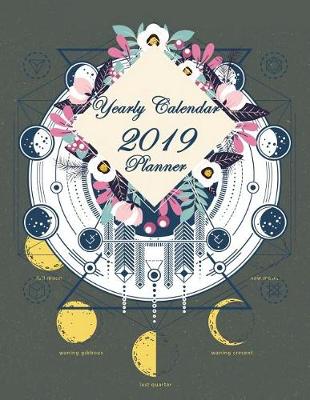 Book cover for Yearly Calendar 2019 Planner