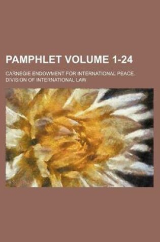 Cover of Pamphlet Volume 1-24