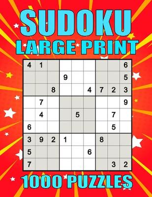 Book cover for Sudoku Large Print 1000 Puzzles