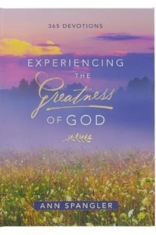 Cover of Devotional Experiencing the Greatness of God Hc