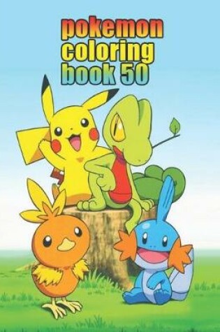 Cover of pokemon coloring book 50