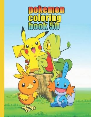 Book cover for pokemon coloring book 50