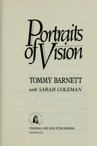 Cover of Portraits of Vision