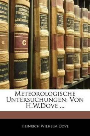 Cover of Meteorologische Untersuchungen