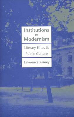 Book cover for Institutions of Modernism