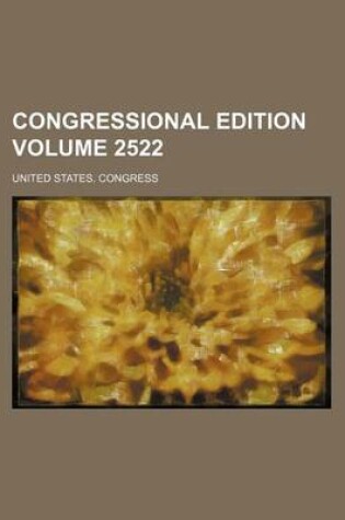 Cover of Congressional Edition Volume 2522