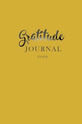 Cover of Gratitude Journal Gold