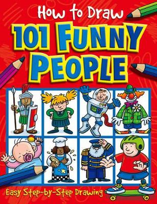 Book cover for How to Draw 101 Funny People