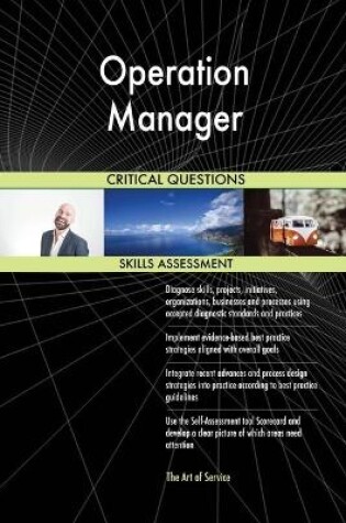 Cover of Operation Manager Critical Questions Skills Assessment