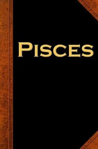 Cover of 2020 Daily Planner Pisces Zodiac Horoscope Vintage 388 Pages