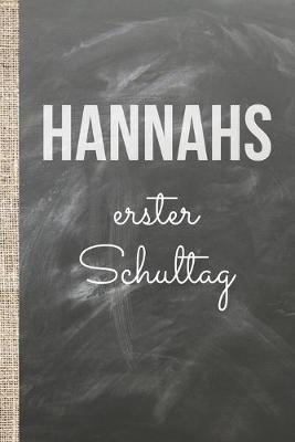 Book cover for Hannahs erster Schultag