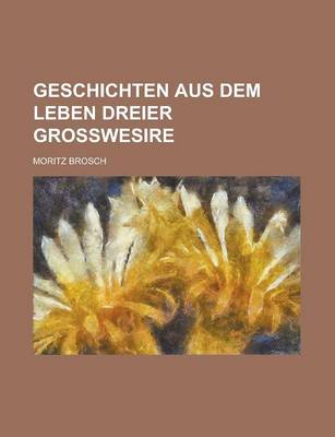 Book cover for Geschichten Aus Dem Leben Dreier Grosswesire