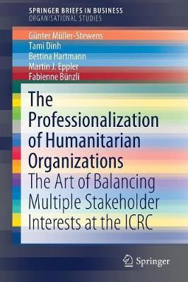 Book cover for The Professionalization of Humanitarian Organizations
