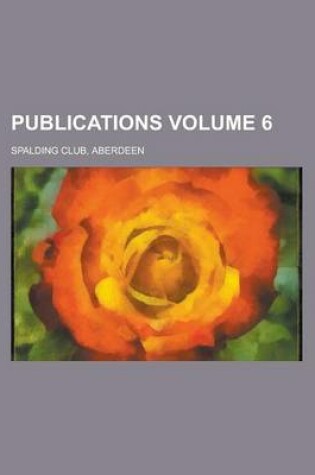 Cover of Publications Volume 6