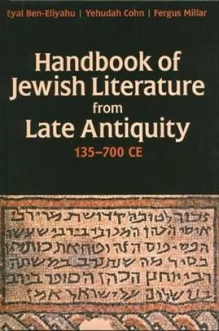 Cover of Handbook of Jewish Literature from Late Antiquity, 135-700 CE