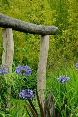 Book cover for Beautiful Agapanthus Garden with A Japanes Gate Journal