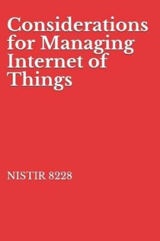 Cover of Considerations for Managing Internet of Things
