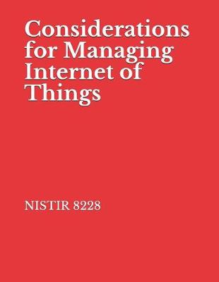 Book cover for Considerations for Managing Internet of Things