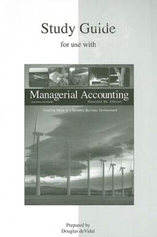 Cover of Study Guide for Use with Managerial Accounting