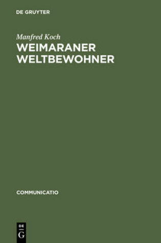 Cover of Weimaraner Weltbewohner