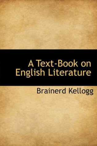 Cover of A Text-Book on English Literature