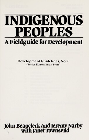 Cover of Indigenous Peoples