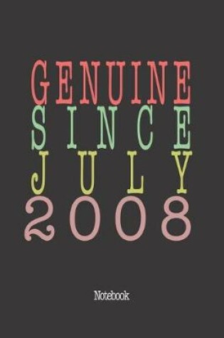 Cover of Genuine Since July 2008
