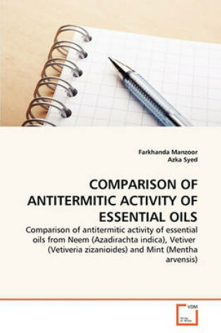 Cover of Comparison of Antitermitic Activity of Essential Oils