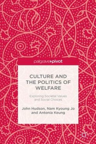 Cover of Culture and the Politics of Welfare