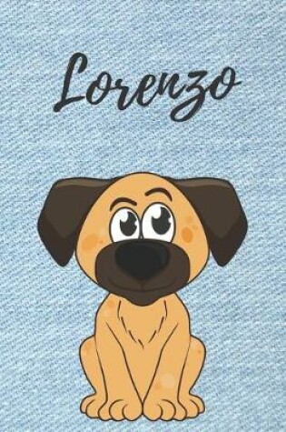 Cover of Lorenzo Hunde Tagebuch / Notizbuch / Malbuch / Journal / DIN A5 / Geschenk