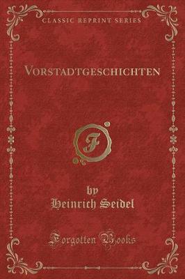 Book cover for Vorstadtgeschichten (Classic Reprint)