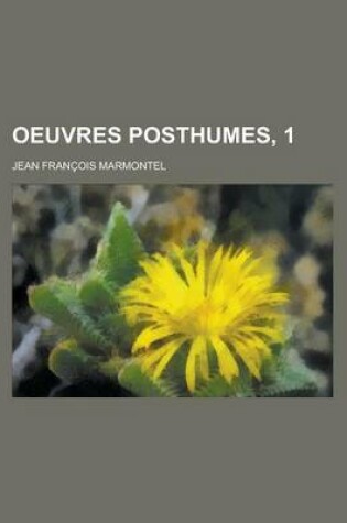 Cover of Oeuvres Posthumes, 1