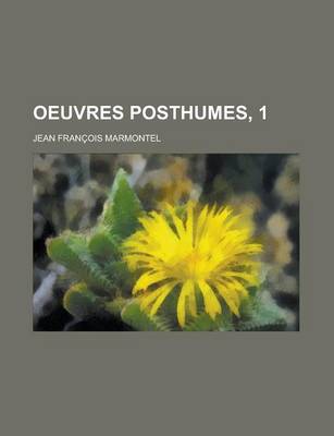 Book cover for Oeuvres Posthumes, 1