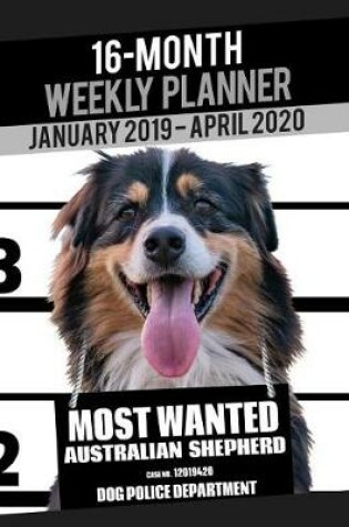 Cover of 2019-2020 Weekly Planner - Most Wanted Australian Shepherd (Aussie)