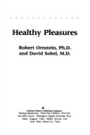 Cover of Healthy Pleasures Ishk 24 Books No Free Copies