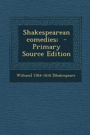 Cover of Shakespearean Comedies;