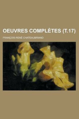 Cover of Oeuvres Completes (T.17)