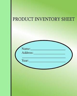 Book cover for Product Inventory Sheets