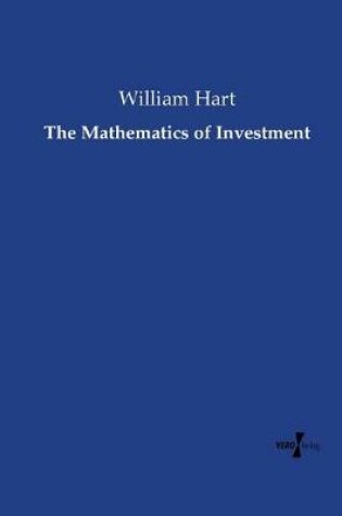 Cover of The Mathematics of Investment