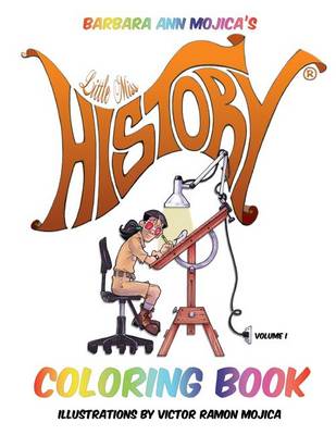 Cover of Little Miss HISTORY COLORING BOOK