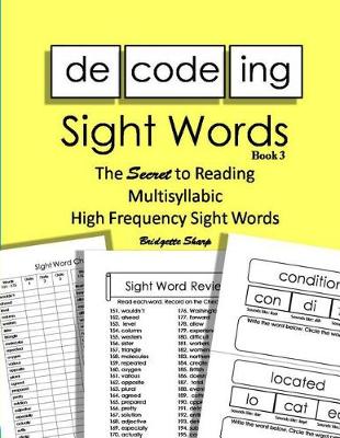 Cover of Decoding Sight Words Book 3