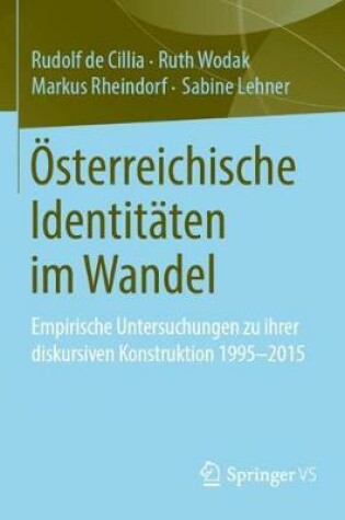 Cover of OEsterreichische Identitaten Im Wandel