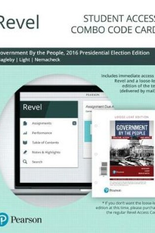 Cover of Revel for Government by the People, 2016 Presidential Election Edition -- Combo Access Card