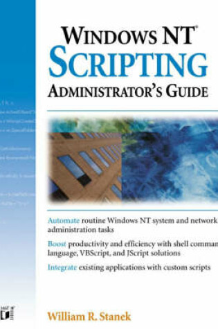 Cover of Windows NT Scripting Administrator's Guide