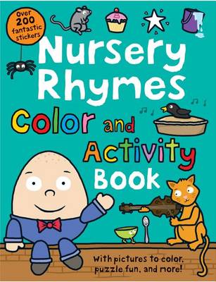 Book cover for Nursery Rhymes Color and Activity Book