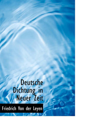 Book cover for Deutsche Dichtung in Neuer Zeit